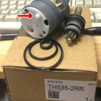TOTOの定量止水ユニット【TH535-2RR】の交換時の注意点